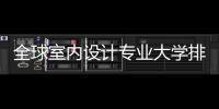 全球室内设计专业大学排名靠前的院校
