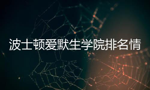 波士顿爱默生学院排名情况如何?