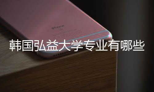 韩国弘益大学专业有哪些?